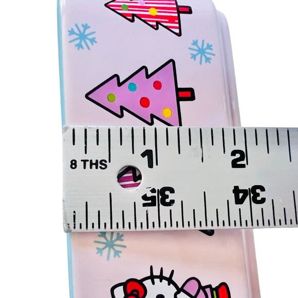Hello Kitty Square Baking Pan 9" Christmas Ice Skates Ceramic Casserole Bakeware - Picture 7 of 7